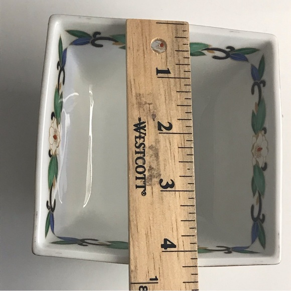 TAKAHASHI San Francisco TROPICALE Square Sauce Rice Bowl Bids and Floral - Picture 14 of 16